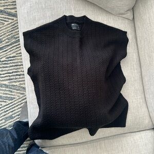 Black asos vest